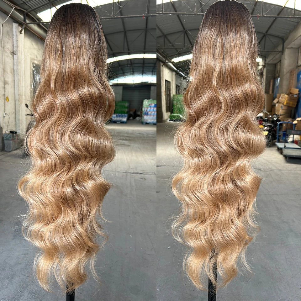 Clip-In Hair Extension – Ponytail 28In – Ombre 27/613 | KIMLUD