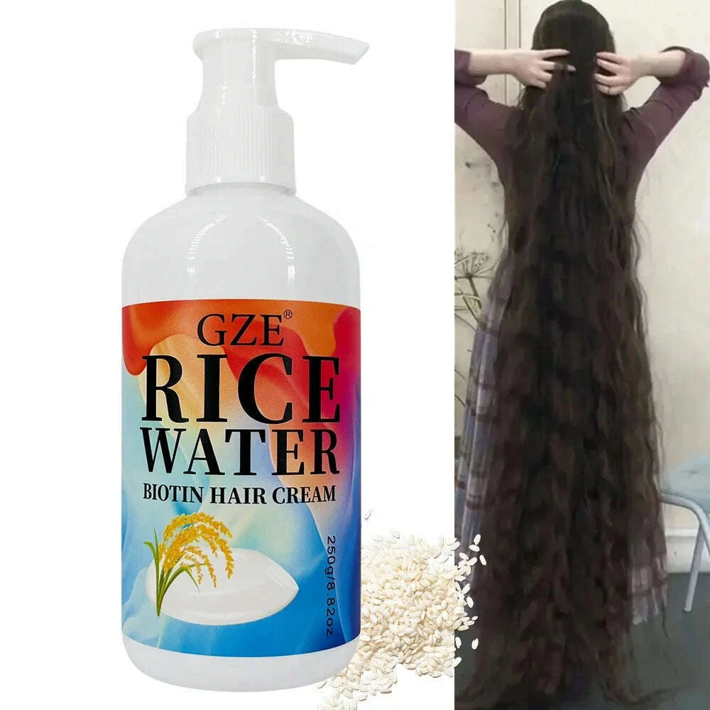gze-rice-water-biotin-hair-cream-strong-hair-deep-hydrating-moisturizing-for-all-hair-typeskimlud-womens-fashion-34619691