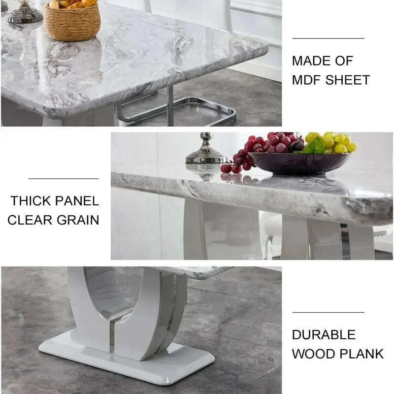 63-inch-rectangular-marble-dinner-table-for-6---imitation-marble-grain-for-kitchen-and-dining-room-grey-finish-kimlud-kimlud-33921035