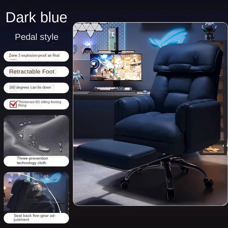 Office Chair – Ergonomic Big and Tall – Adjustable Footrest | KIMLUD
