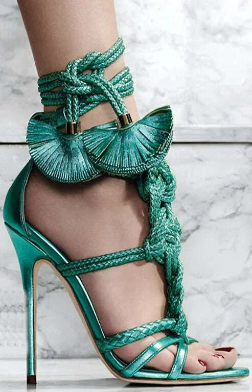 kimlud-open-toe-rope-straps-sandals-ankle-lace-up-fanshaped-tassel-decor-stiletto-heels-shiny-leather-fashion-women-summer-roman-shoes-kimlud-womens-clothes-35042574