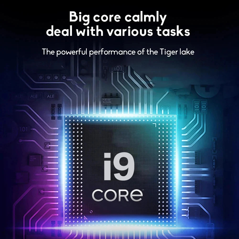 2026 New Core i9 10980HK Portable Gaming Laptop Computer 16GB DDR4 1/2TB SSD Windows 11 Pro 1920*1080P Office Gaming PC Notebook