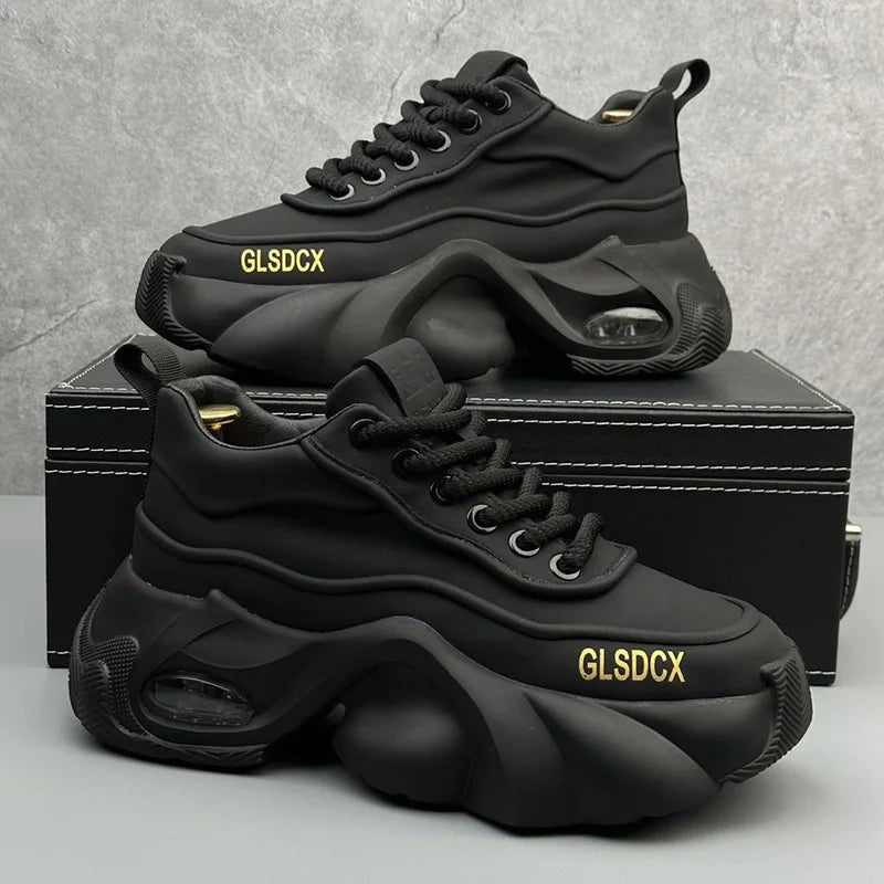 Designer Style Men Shoes Autumn Winter Comfortable Men's Thick Platform Sneakers Fashion Casual Shoes Sports Trainers Tenis