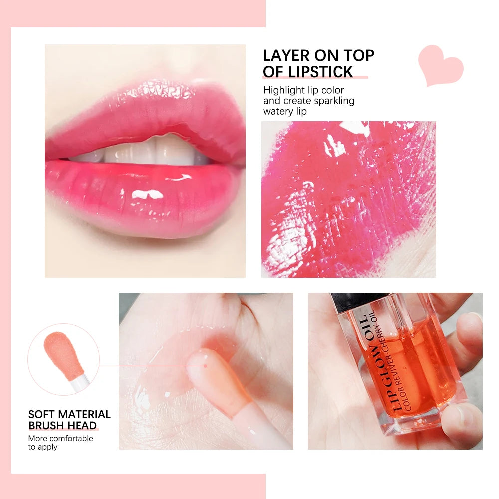 Lip Oil Gloss Moisturizing Balm — Soft Pink | KIMLUD