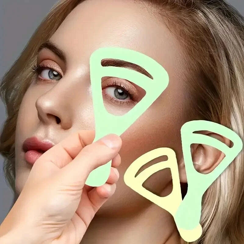 2pcs-eyebrow-drawing-assistant---natural-arc-eyebrow-shaping-card-reusable-plastic-template-convenient-to-carry-during-travelkimludkimlud-35563799