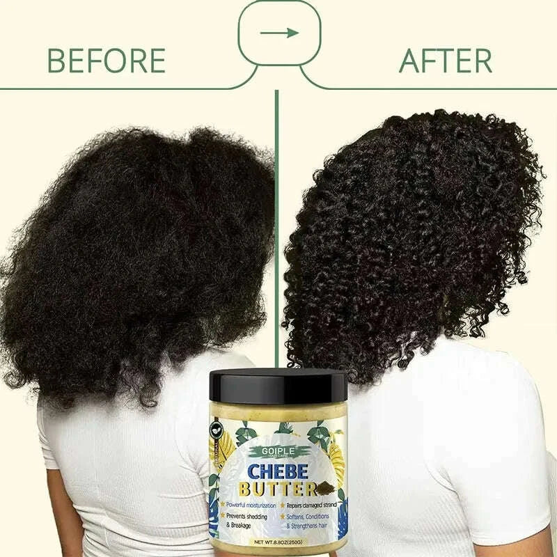 KIMLUD, GOIPLE Chebe Butter Deep Nourishes Repair Damaged Anti Hair Loss Breakage Hair Growth Oil Mask For Hair Growth Treatment, KIMLUD Womens Clothes