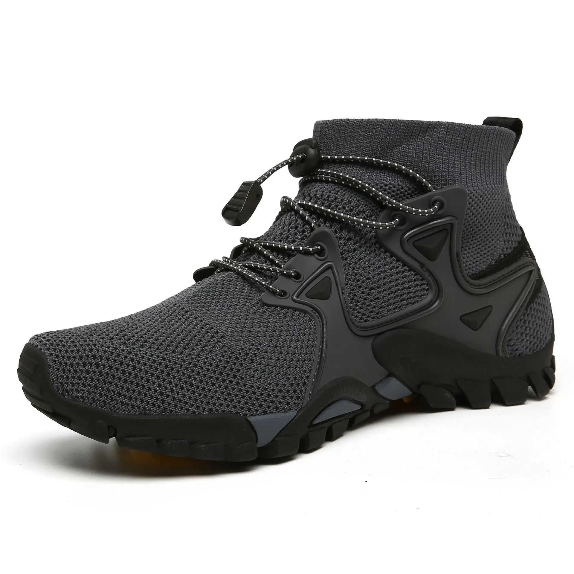 Shoes for Men Walking 2023 Summer New High Top Boots Breathable Mesh Mountaineering Outdoor Comfortable Leisure Travel Sneakers