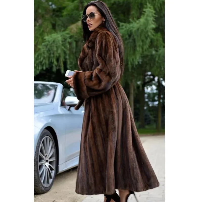 Mink Fur Coat – Full Pelt – Long Coat | KIMLUD