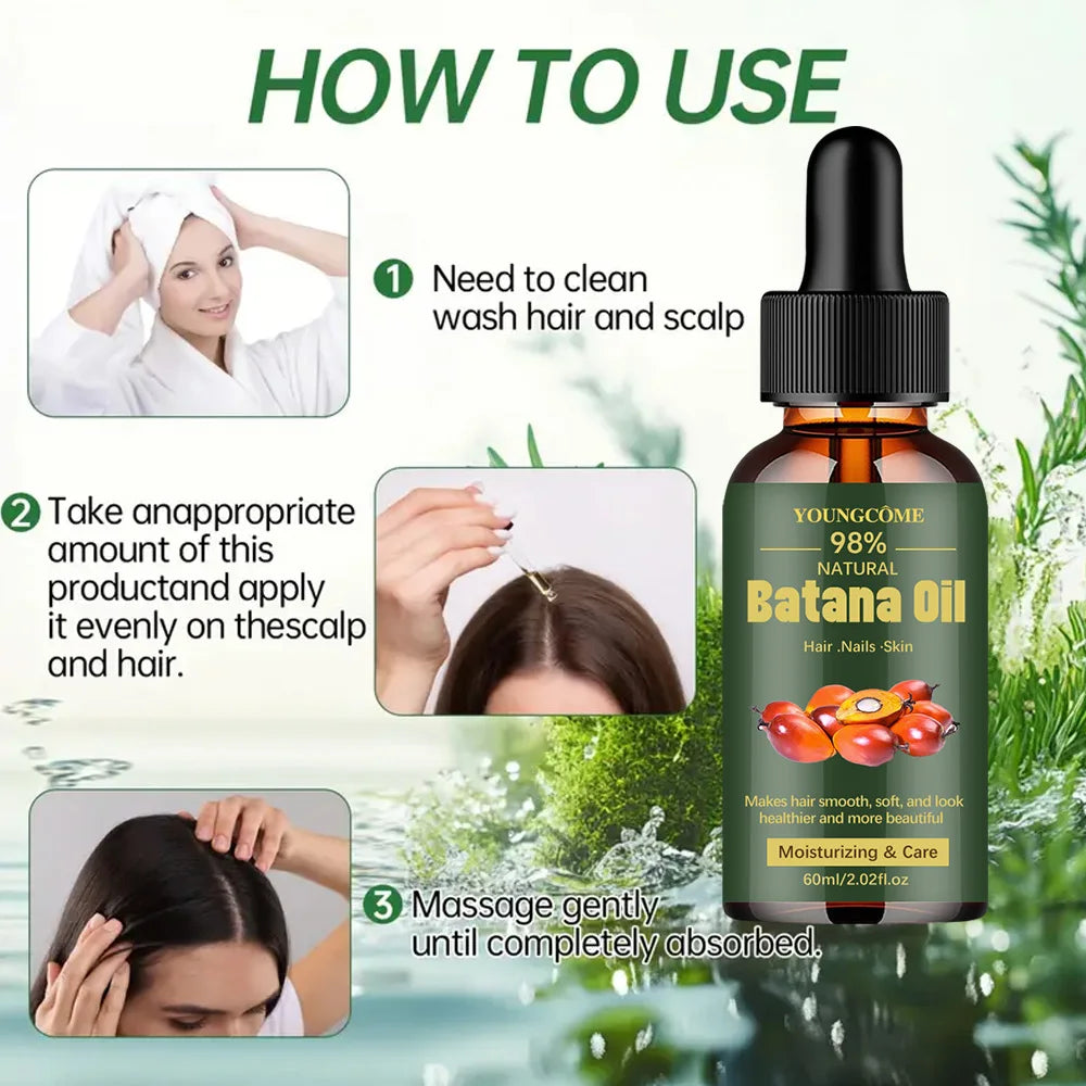 Batana Oil Hair Growth Oil Hydrating — Forest Green | KIMLUD