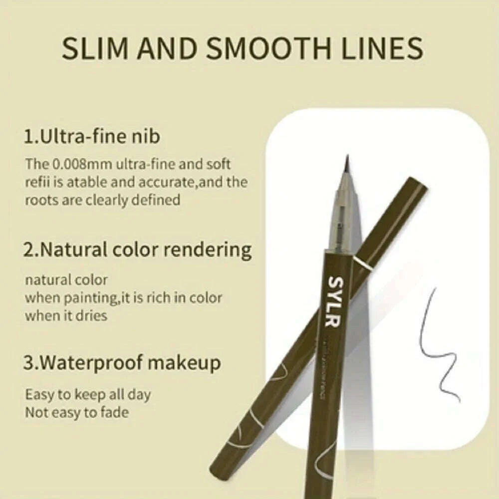 0008mm-ultra-fine-eyebrow-pen-long-last-smudge-proof-waterproof-sweat-proof-high-pigmented-easy-applying-liquid-eye-brow-pencil-kimlud-kimlud-33913324
