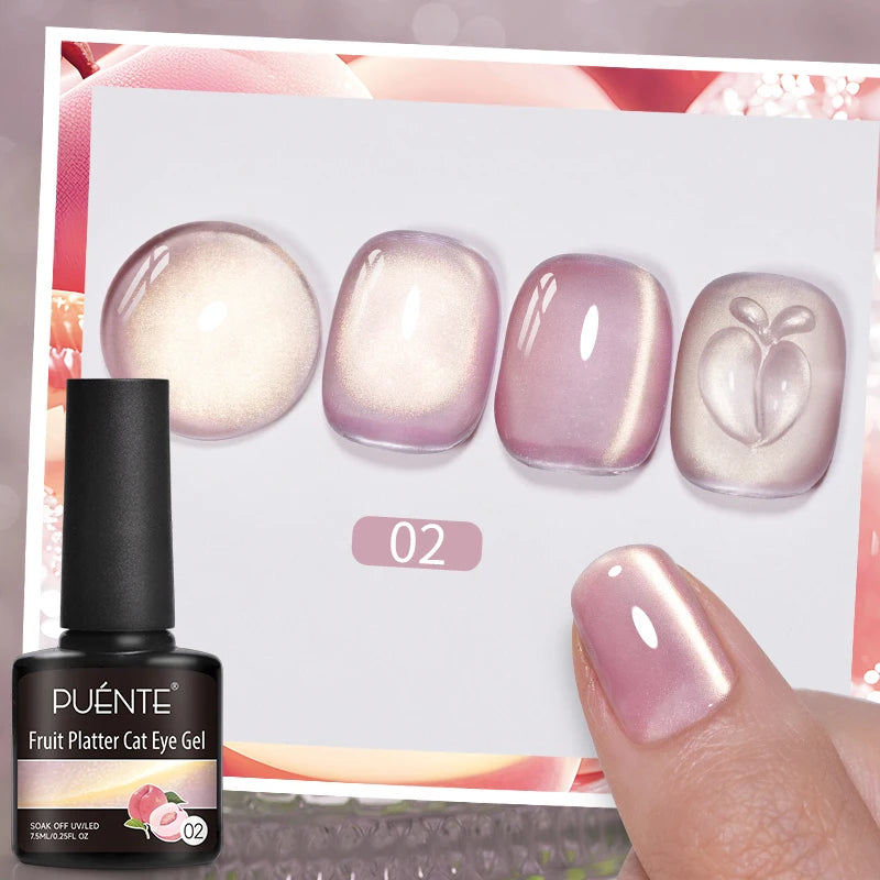 Reflective Glitter Gel Nail Polish Multidimensional Holographic Sparkle, UV-Curable Finish — Pink Lilac | KIMLUD