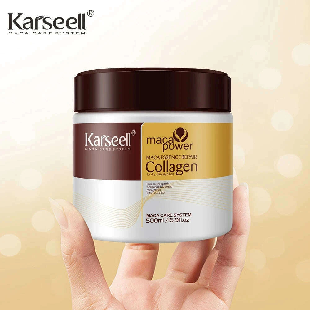 karseell-500ml-collagen-hair-treatment-deep-repair-conditioning-argan-oil-hair-mask-essence-for-dry-damaged-hair-all-hair-typekimlud-womens-fashion-34619710