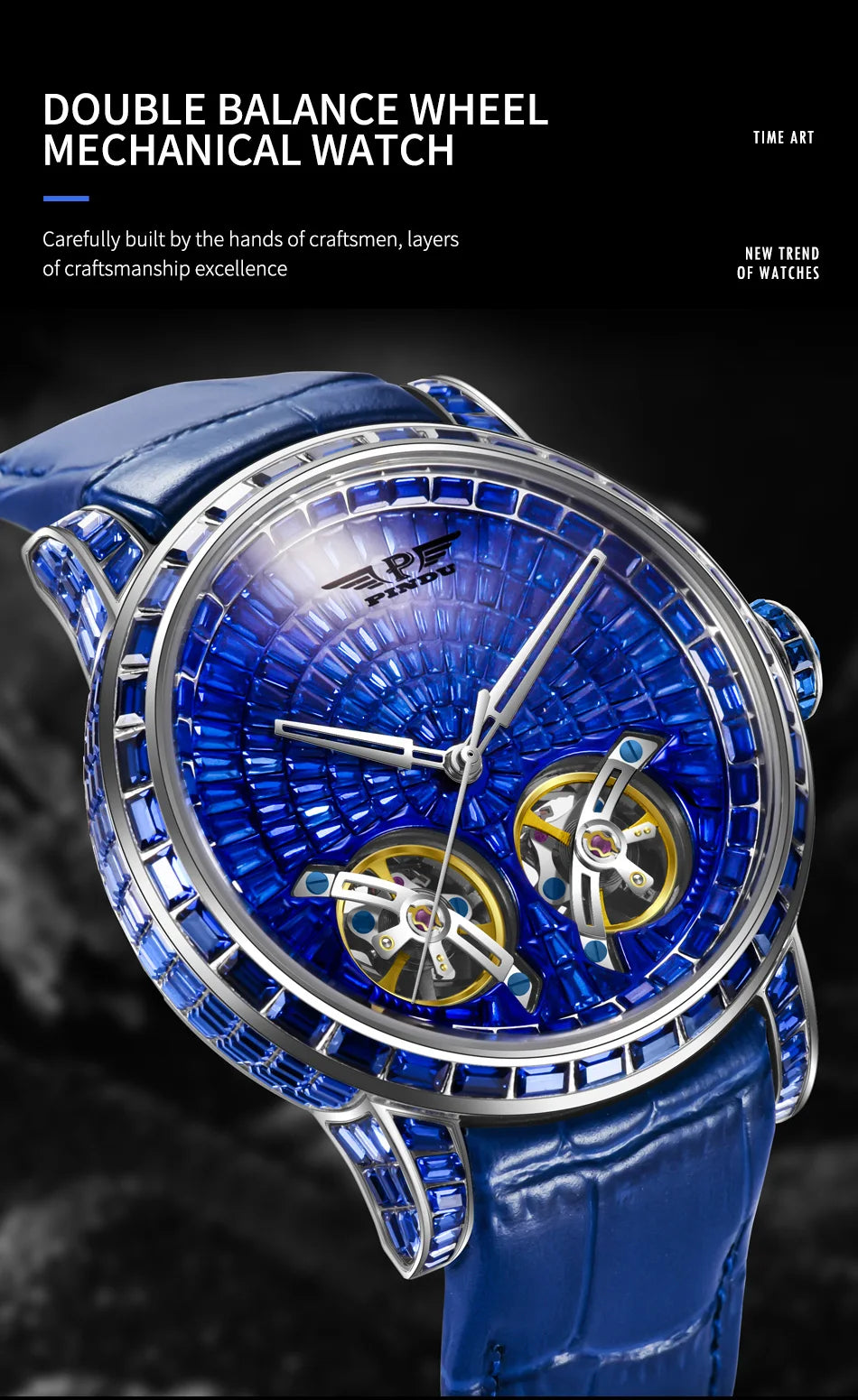 Mechanical Watch – Stainless Steel – Round Dial | KIMLUD