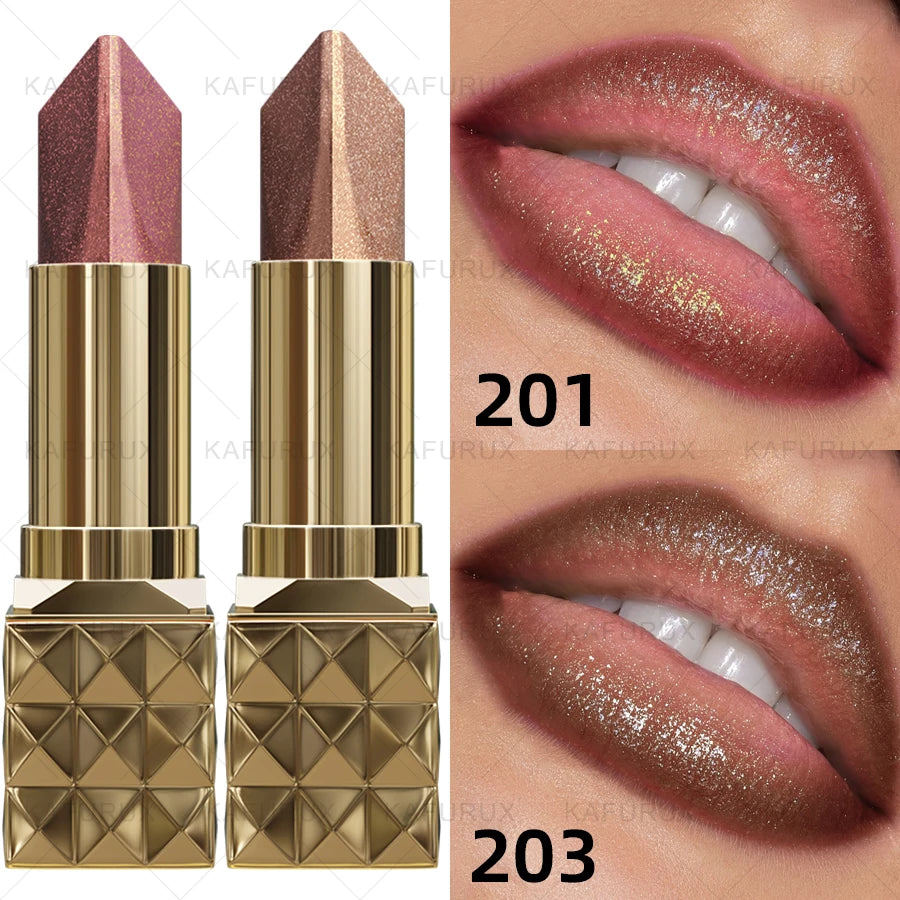 Lipstick – Two Tone Glitter – Red | KIMLUD