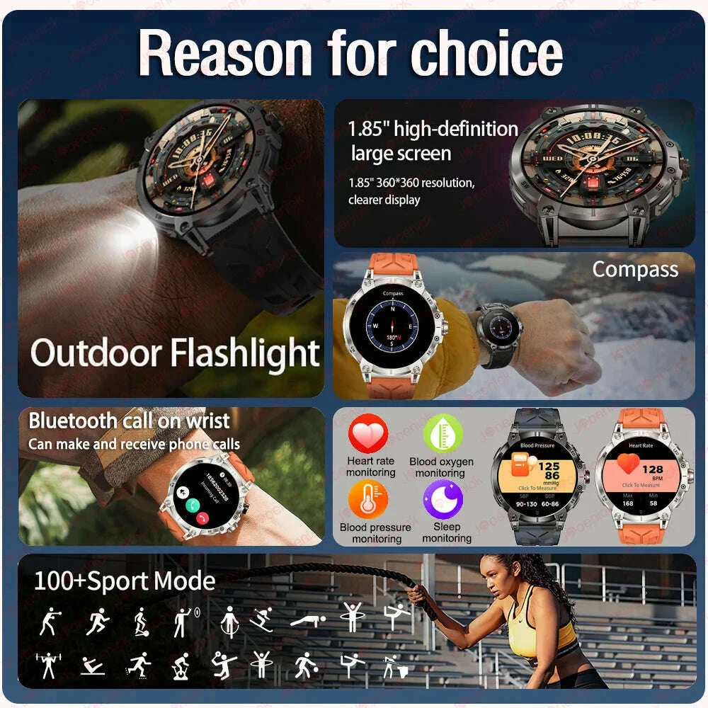 military-smart-watch-men-760mah-large-battery-led-flashlight-compass-18hd-screen-heart-rate-waterproof-bt-call-smartwatch-newkimlud-womens-fashion-34607031