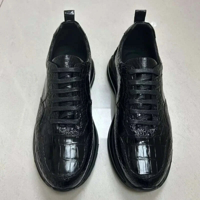 authentic-exotic-crocodile-skin-mens-black-sneakers-genuine-real-alligator-leather-cushioned-sole-male-lace-up-walking-shoeskimlud-womens-clothes-35079226
