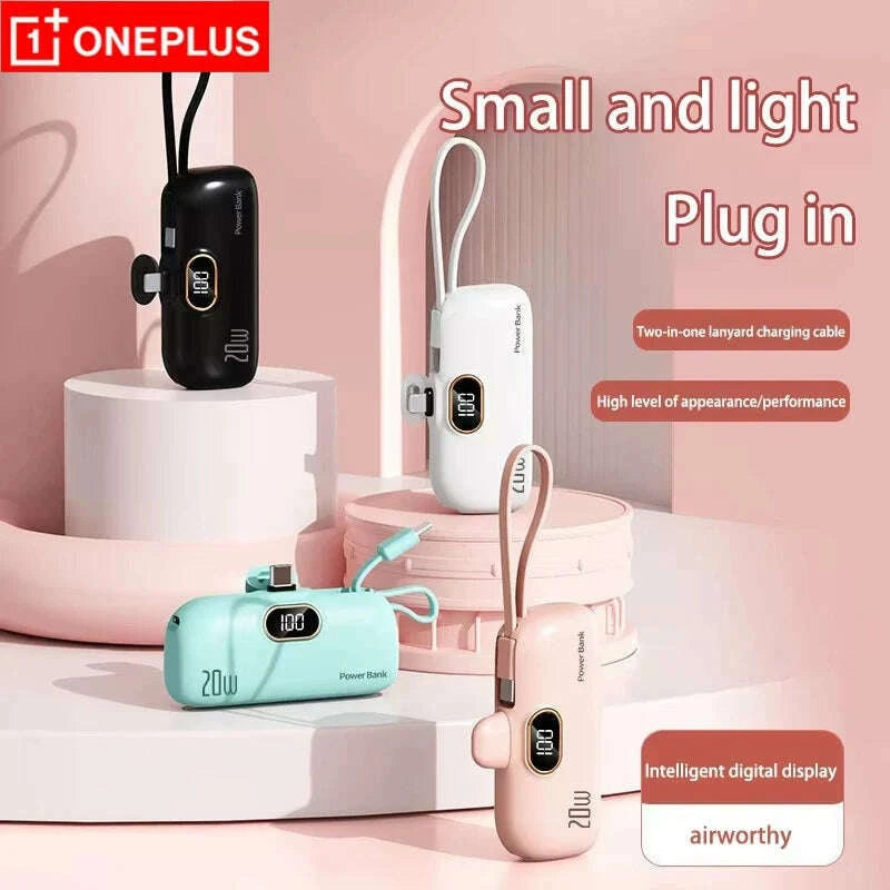 oneplus-10000mah-portable-power-bank-2--in-1-fast-charger-lightweight-high-capacity-pocket-power-bank-for-iphone-huawei-samsungkimlud-womens-fashion-34601903