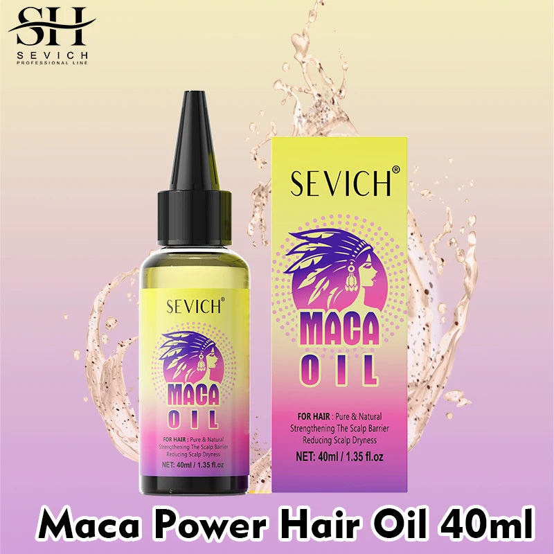 Maca Hair Growth Oil Set With Castor Oil — Sunny Yellow | KIMLUD