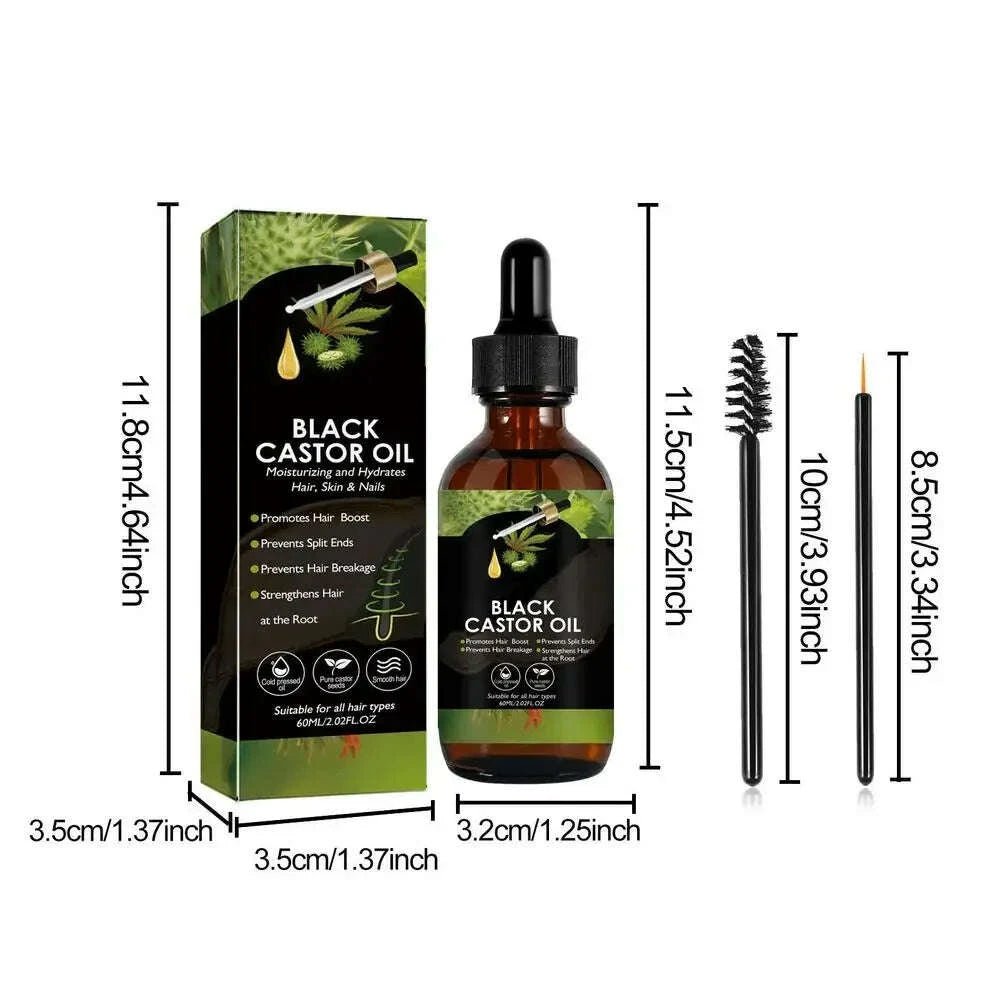 black-castor-oil-for-hair-60ml-moisturizing-hair-oil-care-liquid-jamaican-black-castor-hair-oil-gentle-naturalkimludkimlud-35560887