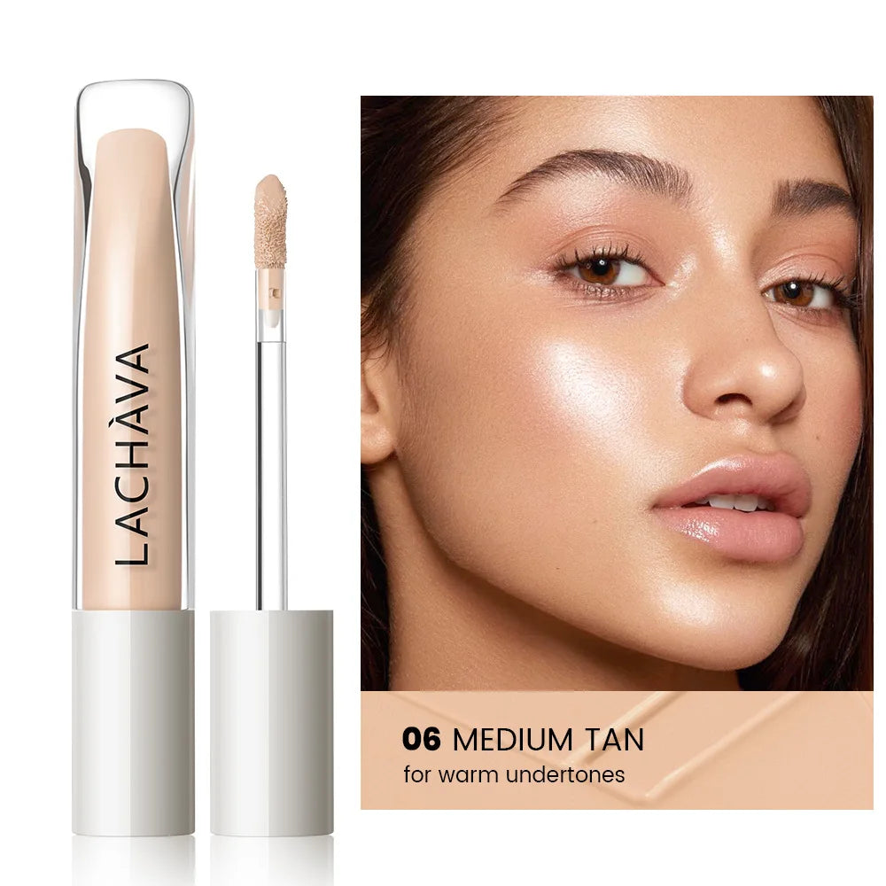 Matte Liquid Concealer High Coverage Waterproof Oil-Control Brighten Under-Eyes — Light Buff | KIMLUD