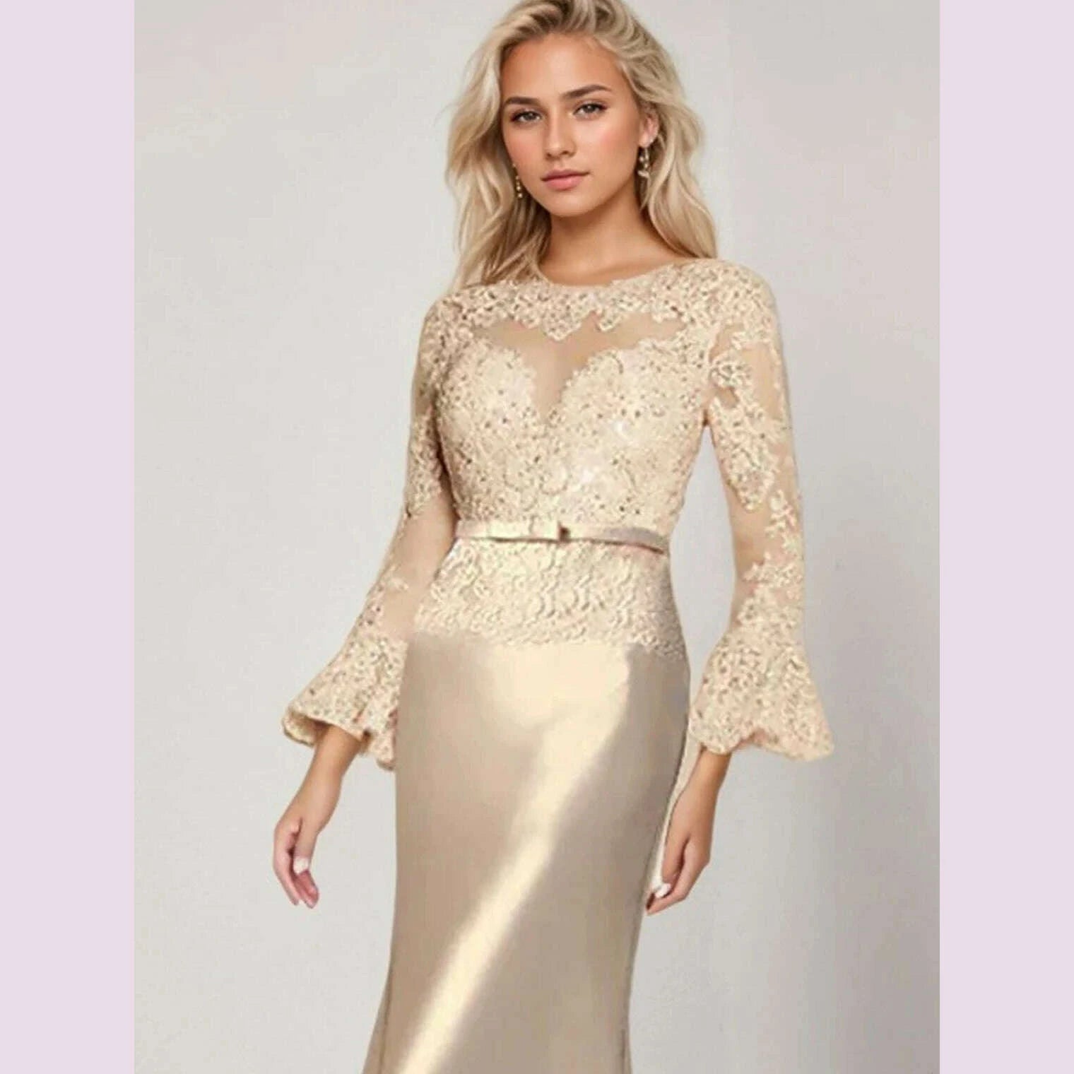 elegant-sheath-wedding-guest-dress-scoop-neck-long-sleeve-satin-lace-beading-applique-sweep-train-prom-gown-2025-free-customized-kimlud-kimlud-33921697