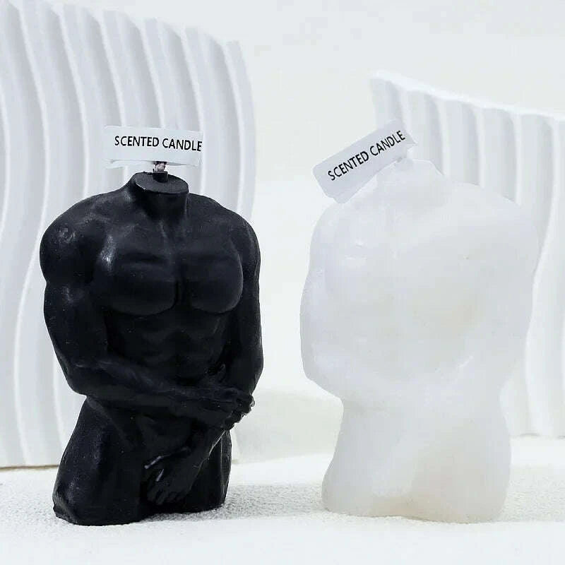 KIMLUD, Male Styling Aromatherapy Candle Body Ornament Birthday Candles Aromatherapy Candle Gift m, KIMLUD Womens Clothes