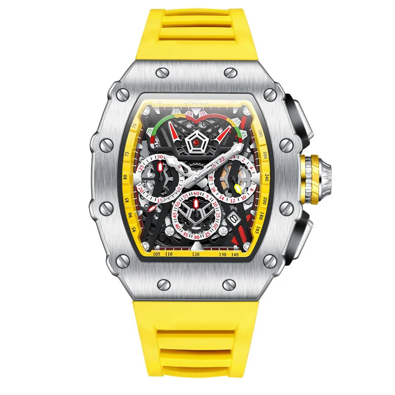 Sport Watch Quartz Chronograph Luminous — Black | KIMLUD