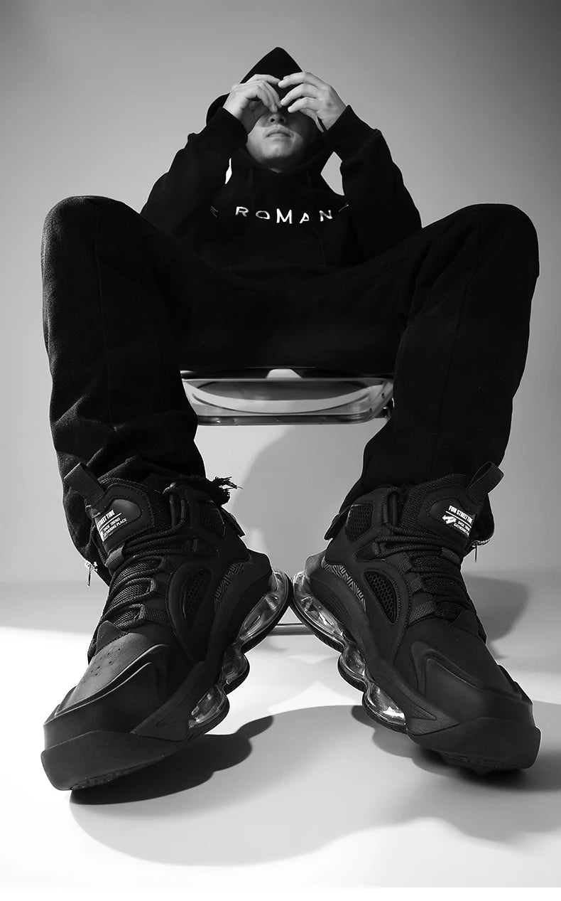 Men's Basketball Shoes Breathable Cushioning Non-Slip Wearable Runing Shoes Gym Training Athletic Basketball Sneakers for Women