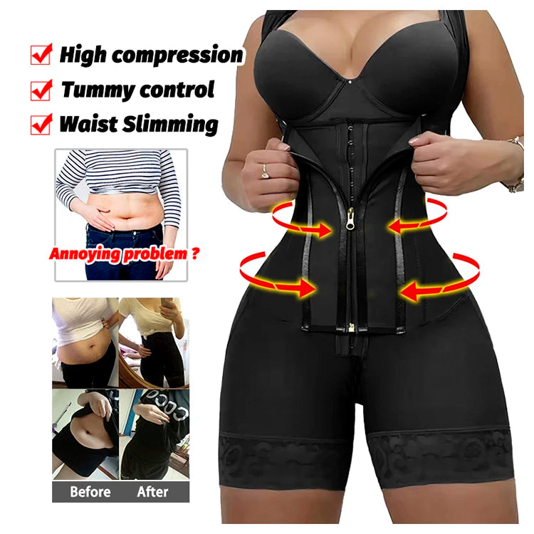 Slimming Girdle Faja Sculpting Shaper High Compression Corset Original Colombian Hourglass Shapewear Post Lipo Surgery Sheath