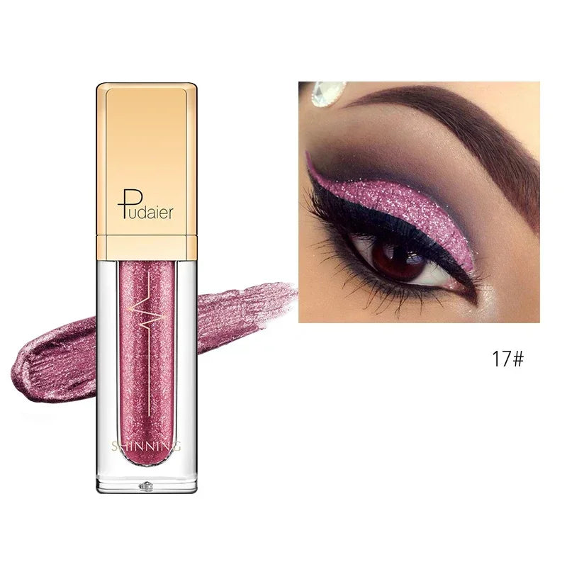 Liquid Eyeshadow – Waterproof – Gel – Purple Gold Metallic | KIMLUD