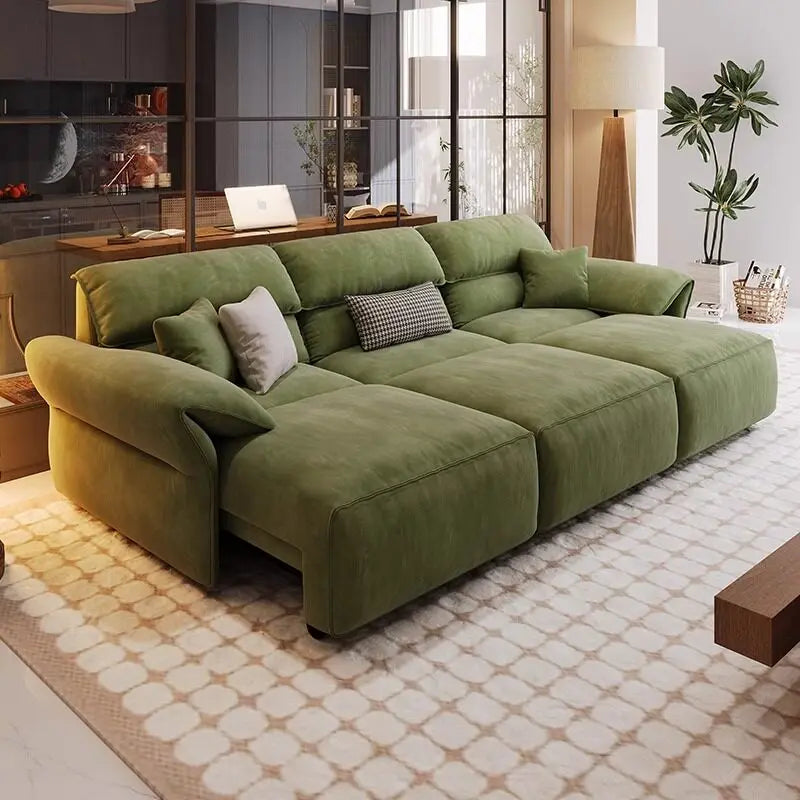 Modular Oversized Sectional Sofa — Olive Green | KIMLUD