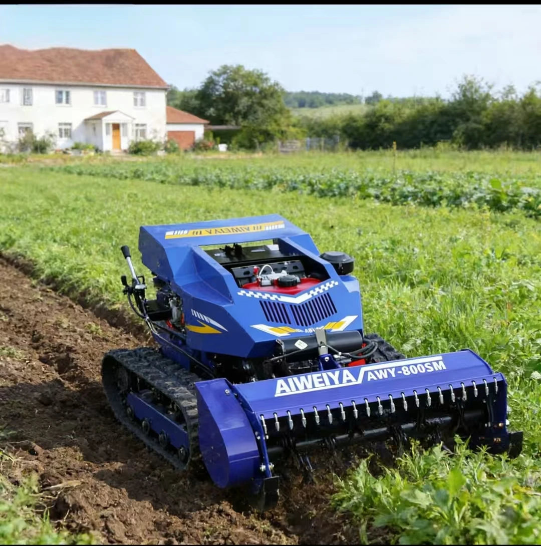 Remote Control Lawn Mower – Crawler – 80-100 cm Cutting Width | KIMLUD