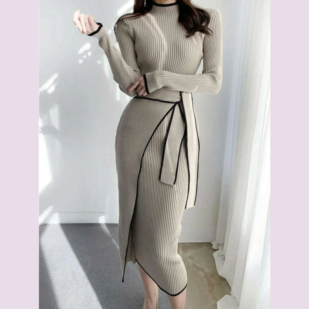elegant-stand-collar-contrast-bandage-long-sleeve-women-knitted-dress-autumn-korean-fashion-casual-knit-bodycondresses-vestidos-kimlud-kimlud-33912095