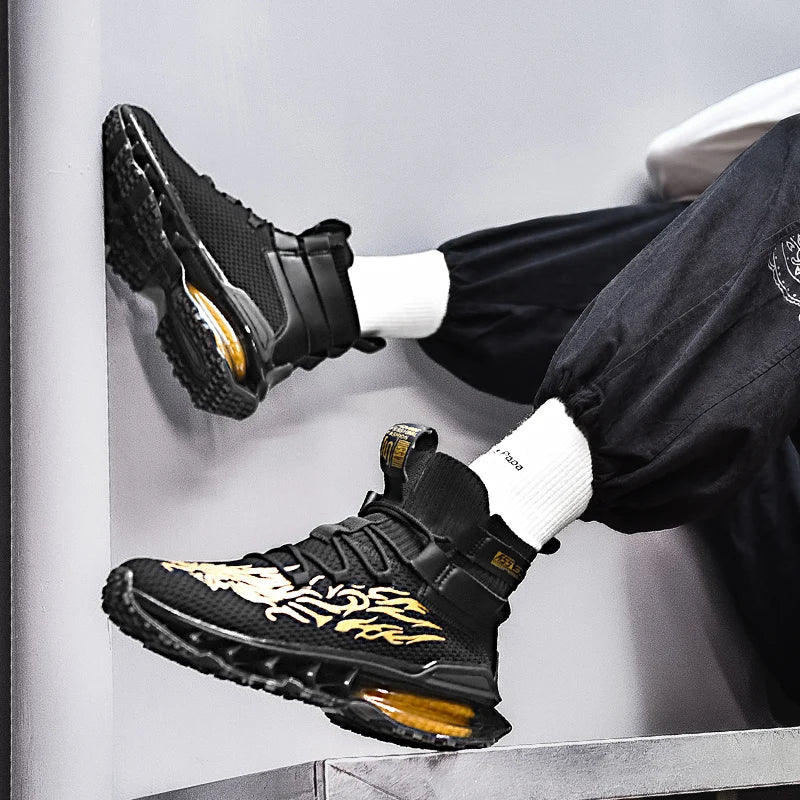 Men's Sneakers – Breathable Platform – Platform Silhouette | KIMLUD