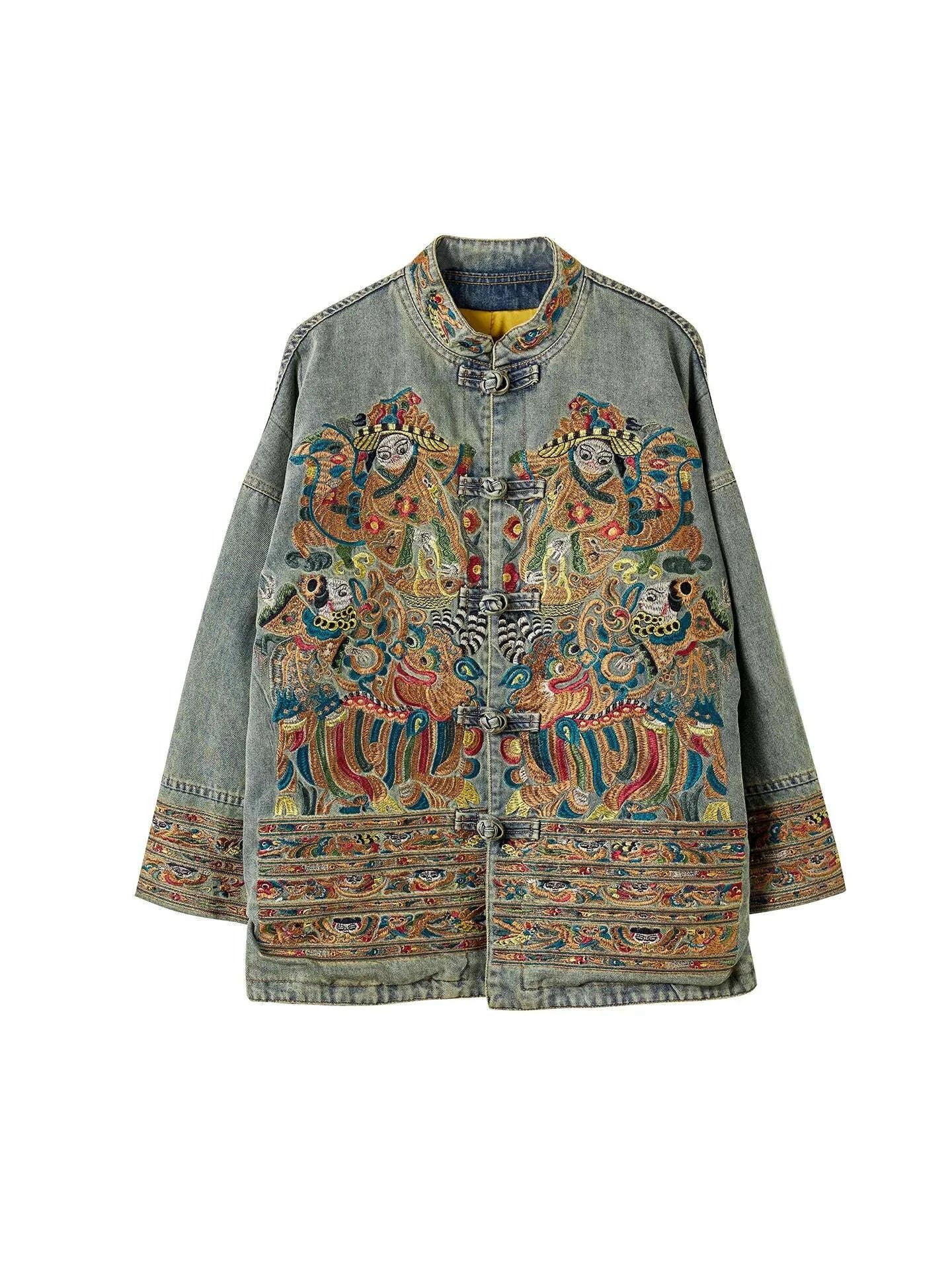 women-distressed-denim-jacket-heavy-embroidery-lucky-chinese-style-2026-spring-loose-casual-jean-coatkimludkimlud-35572233