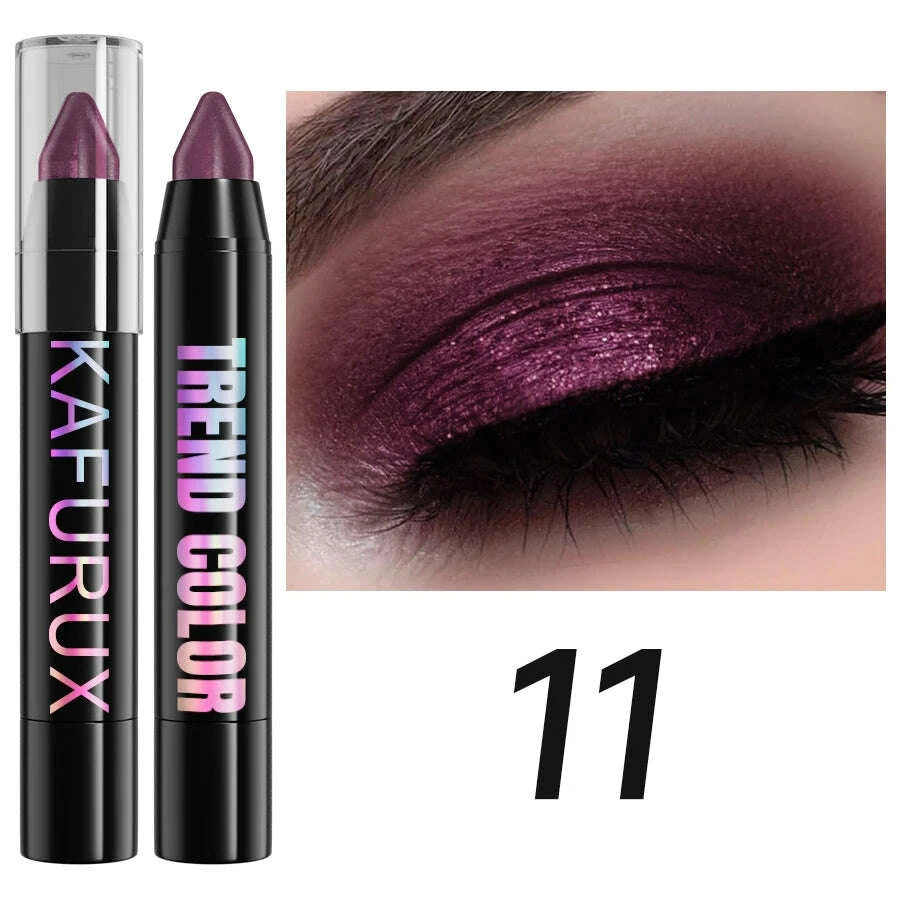 19-color-1pcs-smoky-dark-green-eyeshadow-pen-stick-waterproof-metallic-glitter-eye-shadow-highlighter-pencil-makeup-tool-cosmetkimludkimlud-35575067