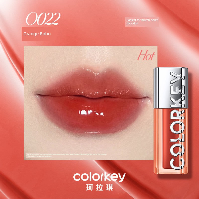 In Stock Colorkey Kelaqi Lip Lacquer Lip Essence Wave Lip Gloss Mirror Water Light Lipstick Lip Gloss Moisturizing