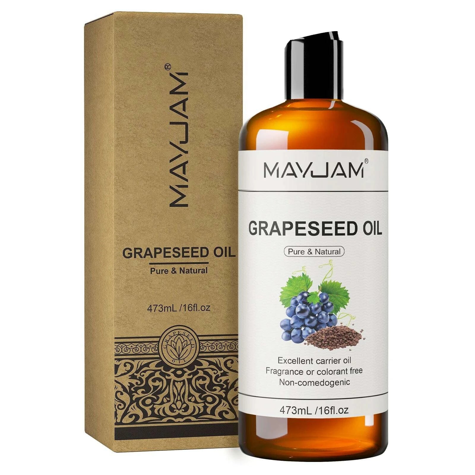 16floz-organic-grapeseed-oil-for-skin-care-cold-pressed-pure-natural-carrier-oil-body-oil-massage-nourish-moisturize-brightenkimludkimlud-35561344