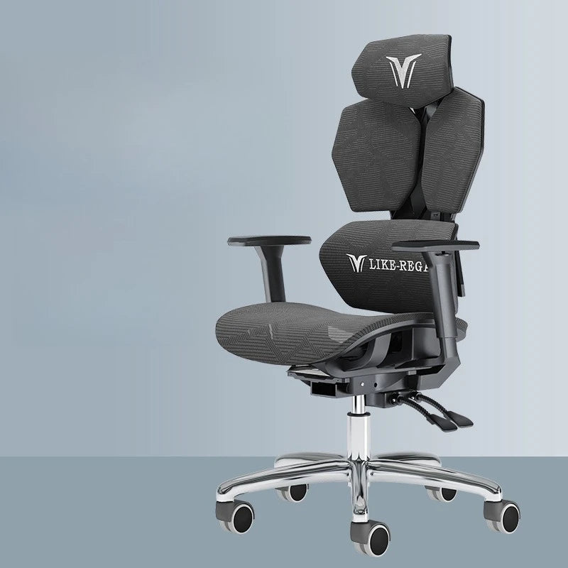 Lacework Esports Office Chair Adjustable Height — Charcoal Grey | KIMLUD