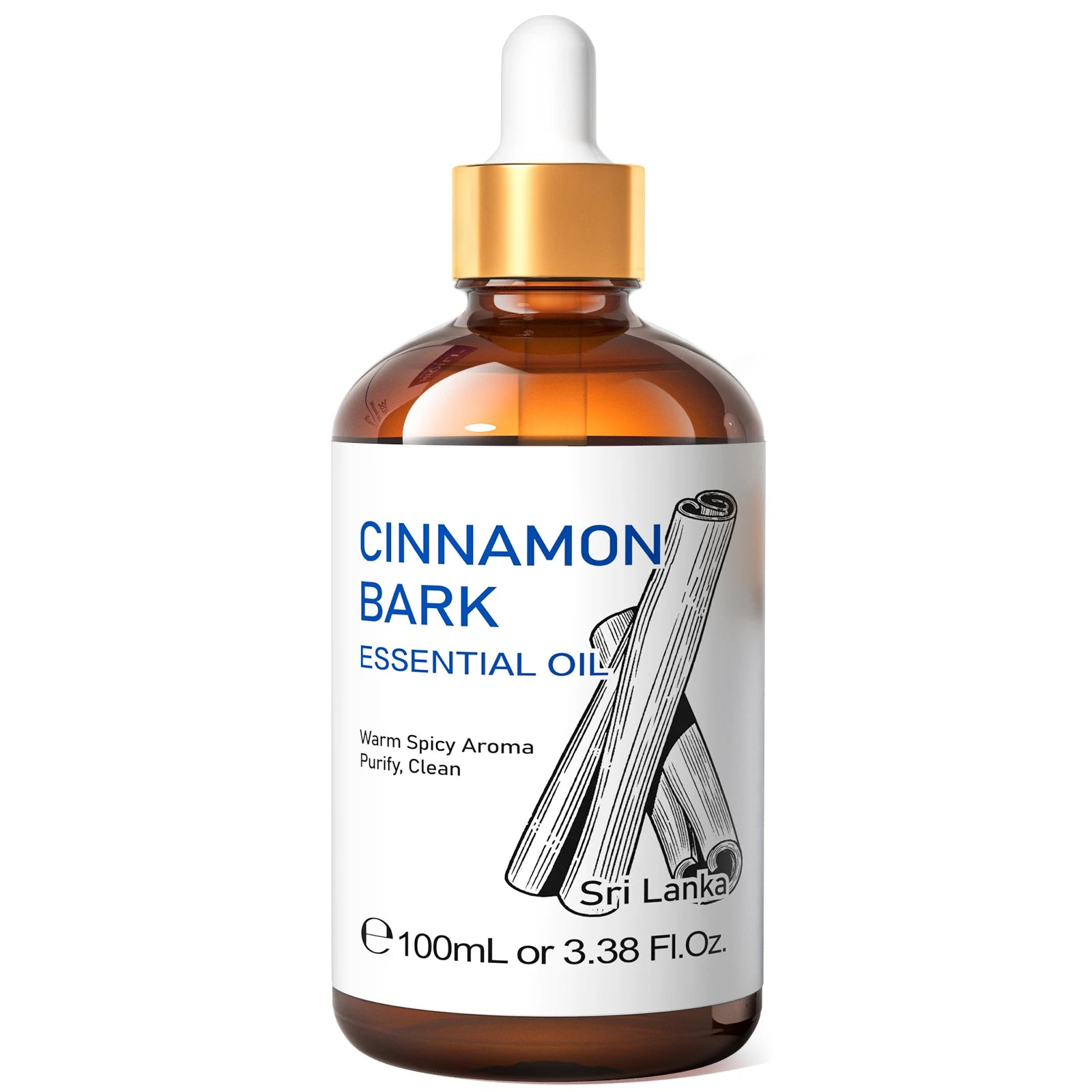 Pure Essential Oil Cinnamon Bark Extract — Amber | KIMLUD