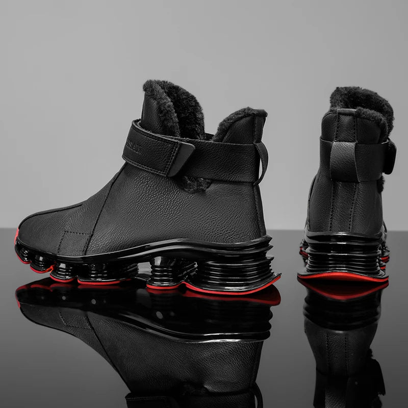 Men's Winter Boots – Waterproof Non-Slip – Plush Lined | KIMLUD