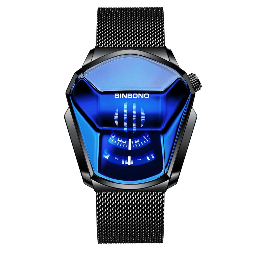 Original BINBOND Top Brand Luxury Military Fashion Sport Watch Men gold Wrist Watches Man Clock Casual Chronograph Wristwatch