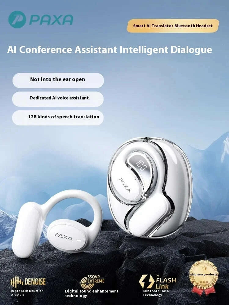 paxa-openair5-ai-ai-intelligent-bluetooth-earphones-translation-128-languages-minutes-meeting-hanging-ear-type-headsets-customkimludkimlud-35565584