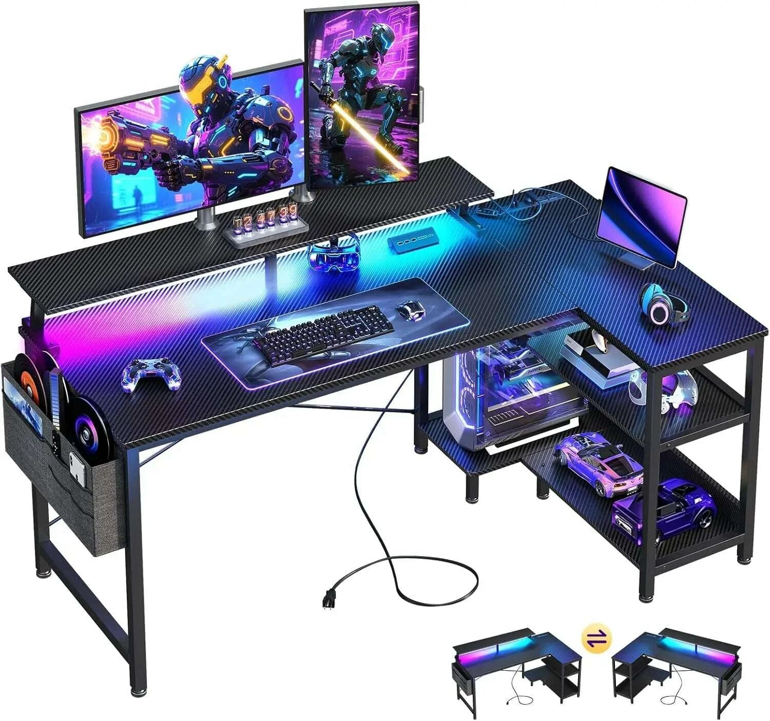 48-inch-l-shaped-gaming-desk-with-usb-ports-led-lights-storage-shelves-power-outlets-in-blackkimludkimlud-35572088