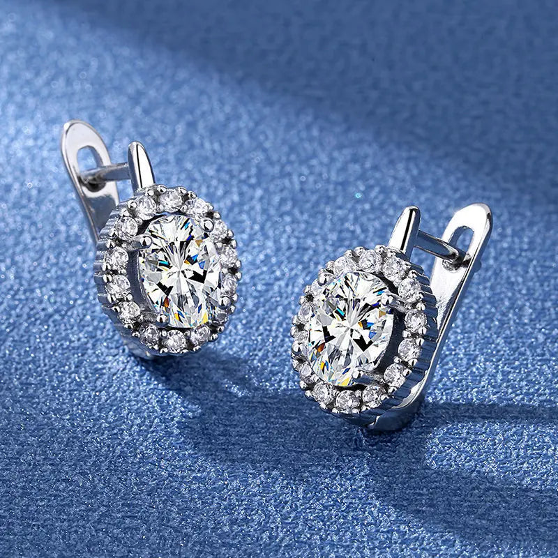 Sterling Silver Earring Butterfly Zirconia Small Hoop — Silver | KIMLUD