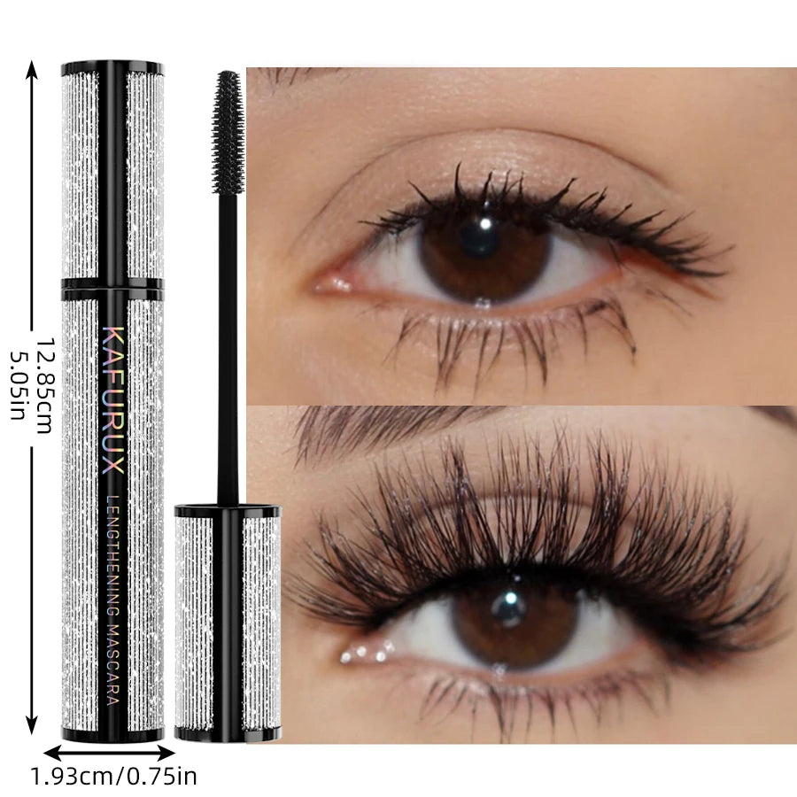 1PC 5D Black Lengthening Mascara Eyelashes Extension Eye Lashes Brush Beauty Korean Makeup Long-wearing Cosmetic Gift Waterproof