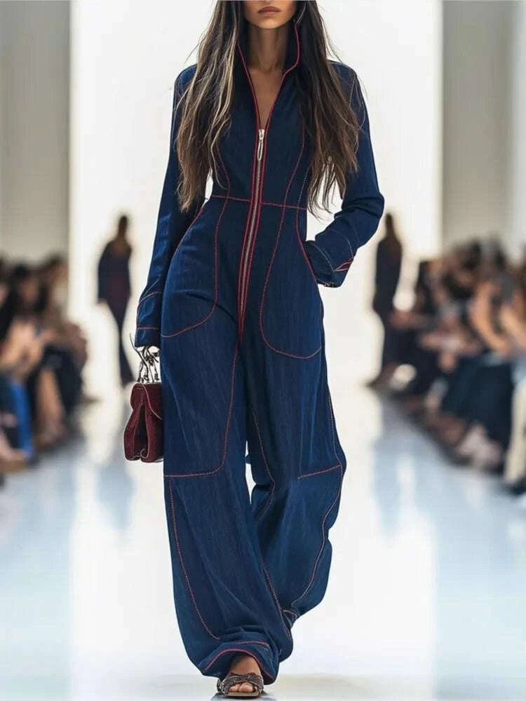 jumpsuit-with-pocket-for-woman-spring-autumn-fashion-solid-v-neck-half-open-collar-one-piece-pants-lady-foreign-style-jumpsuitskimludkimlud-35560555