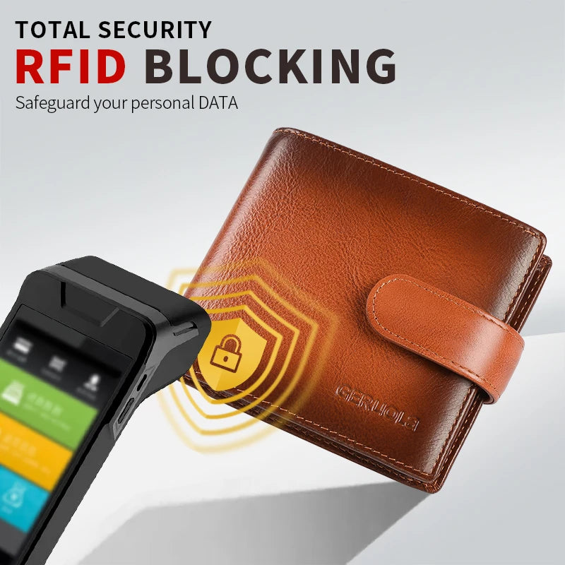 Wallet – RFID Protection – Genuine Leather – Compact | KIMLUD