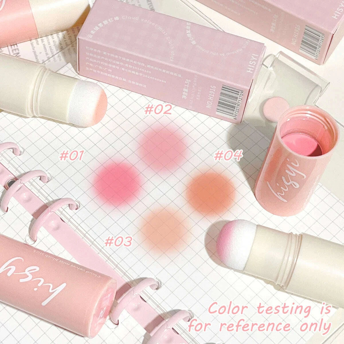 hisyi-yunrou-soft-fog-blush-stick---energetic-and-bouncy-korean-style-brightening-dual-use-for-lips-and-cheekskimlud-womens-fashion-34599218