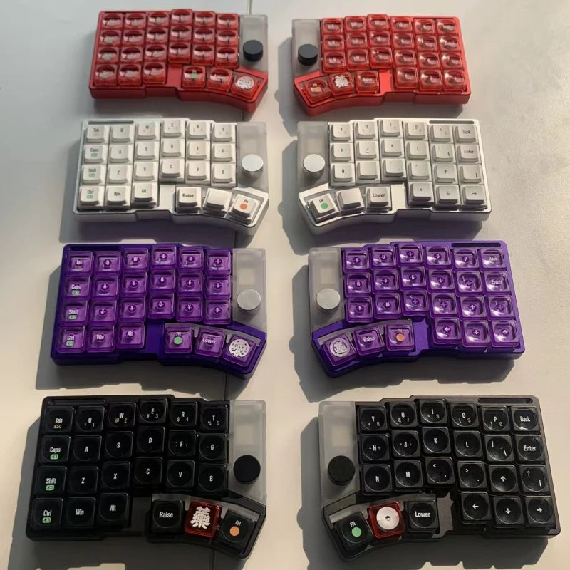 Cornix Wireless Split Mechanical Keyboard Bracket Version Aluminium Case Hot Swap Kit Bluetooth 2Mode Keyboard Ergonomics VIAL